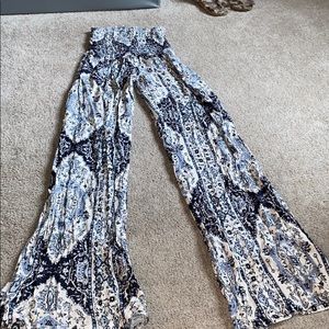 wide leg flowy pants